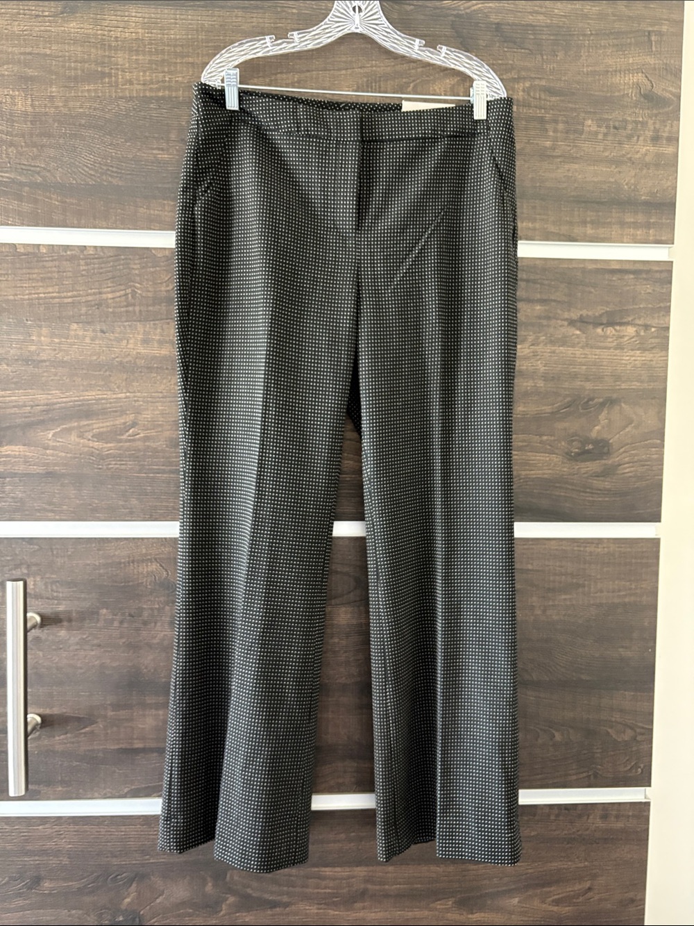 Chico's Black with White Microdot So Slimming Trousers - NWT - Chico’s Size 2R